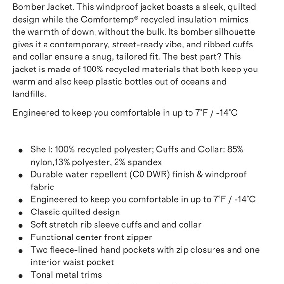 like new EUC quince featherless quilted puffer bomber jacket sz XS black - Picture 13 of 15